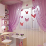 Преимущества индивидуального пошива штор в детскую комнату